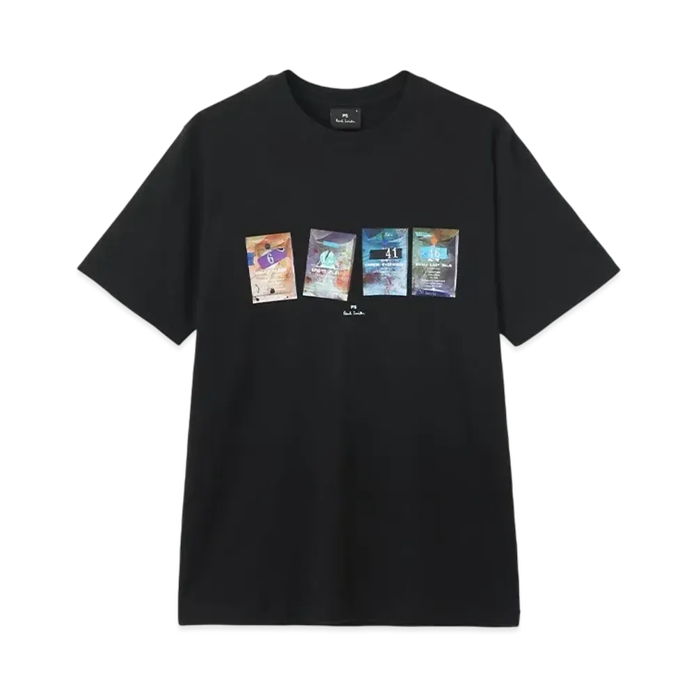 Paul Smith Plant Seeds Short Sleeve Tee "Black"