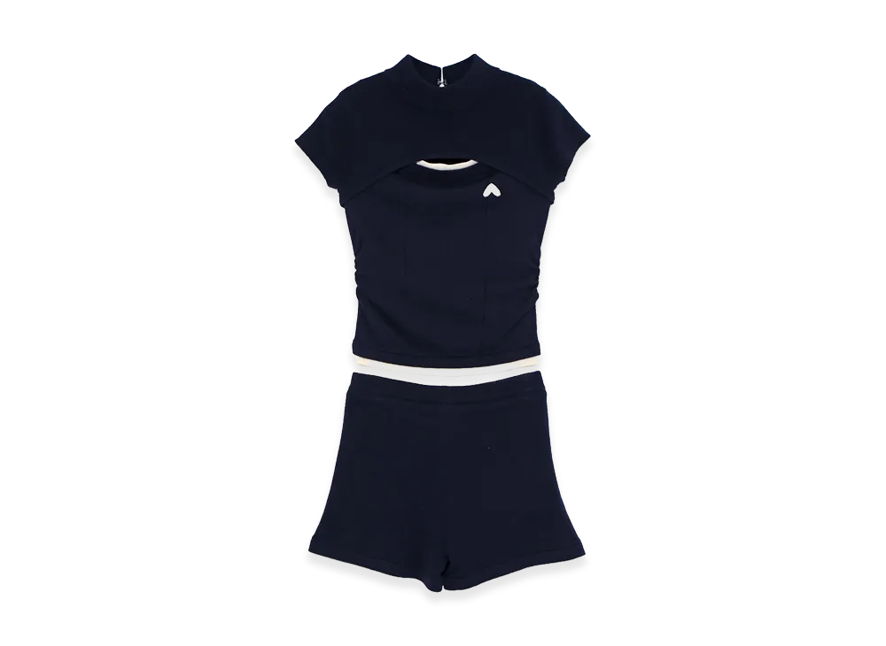 ANDMARY Women's Mia Layered Set Up "Navy"