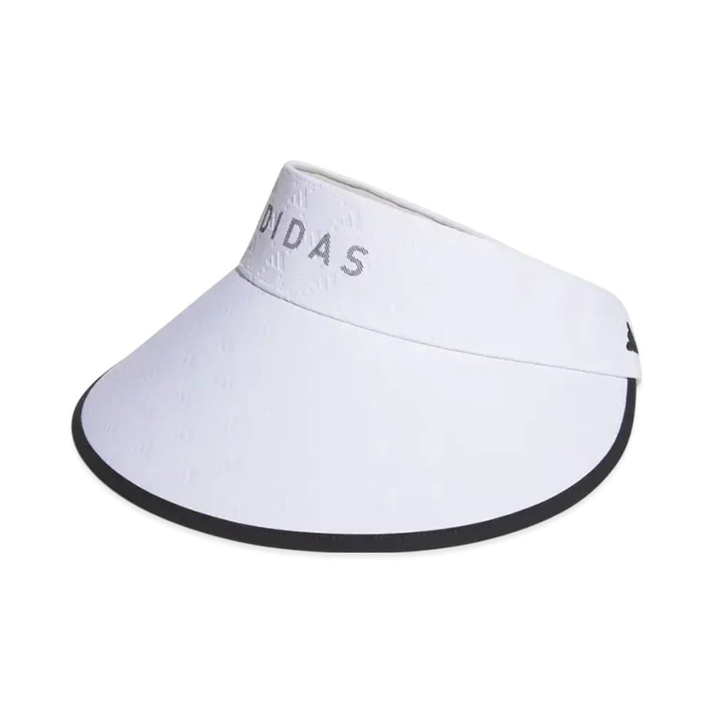 adidas Monogram Print Wide Visor "White"