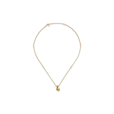 GUCCI Interlocking G Cupcake Charm Necklace