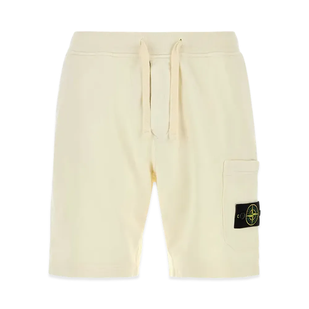Stone Island Cotton Bermuda Shorts "White/Ivory"