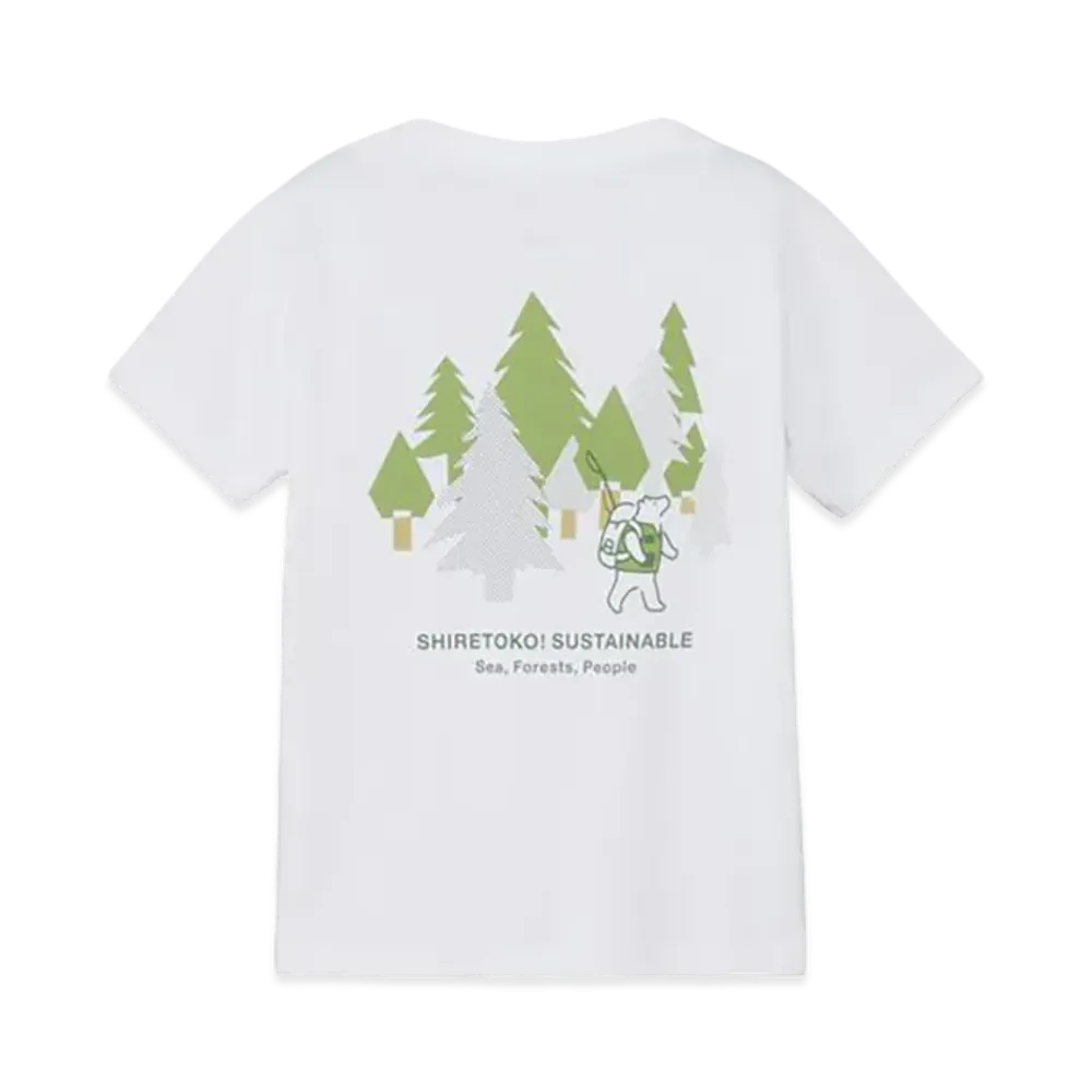 The North Face Short Sleeve Shiretoko Toko Tee Kids "White"