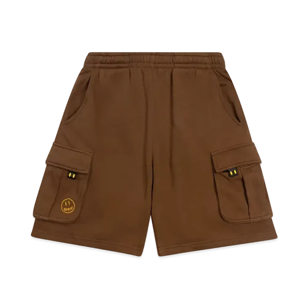 drew house cargo sweatshort "Brown"