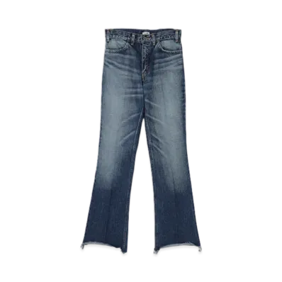 INSCRIRE 002 Flare Denim "Dark Blue Used"