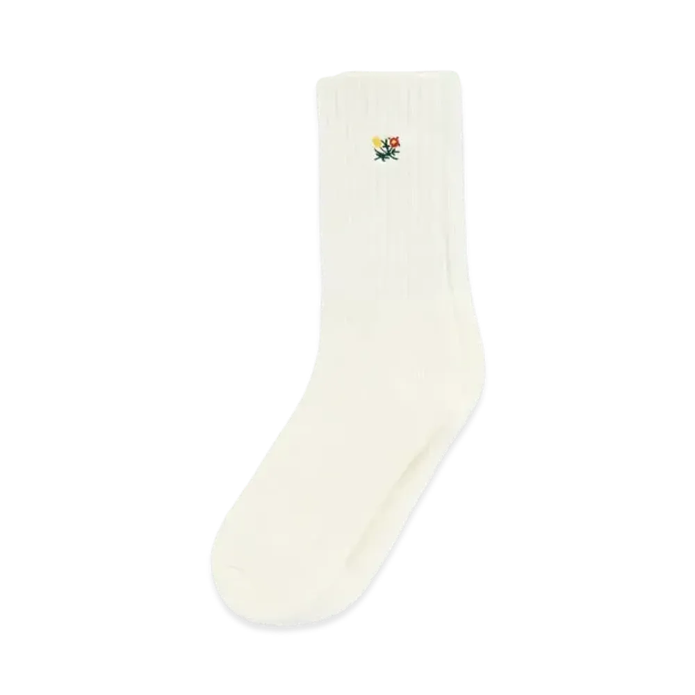 Aime Leon Dore Striped Crest Sock "White"
