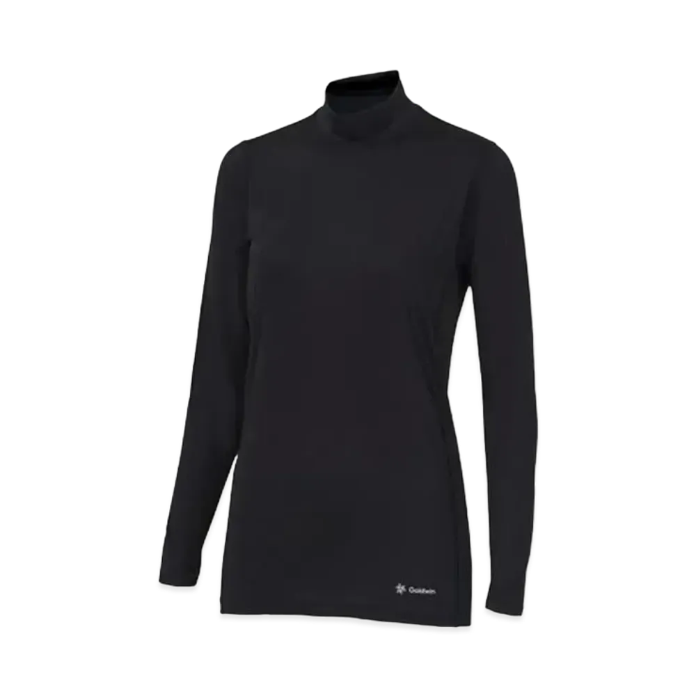 Goldwin Cooling Mock Neck Long Sleeve (C3 Fit / Ladies) "Black"