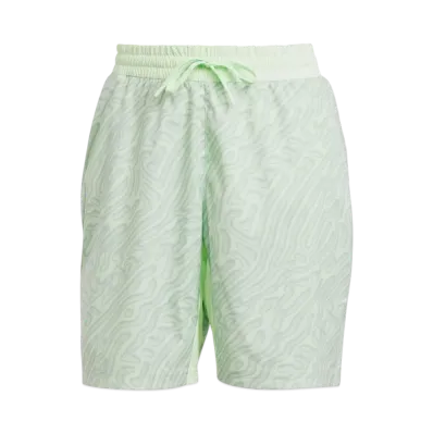 adidas Tennis Heat. Rdy Pro Print Ergo Shorts "Semi Green Spark/Silver Green"