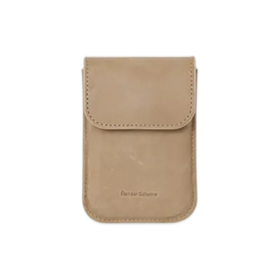 Hender Scheme Flap Card Case "Ivory"