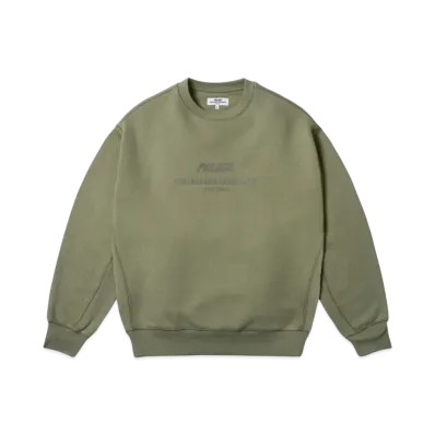 PALACE x ENGINEERED GARMENTS Crew "Olive"