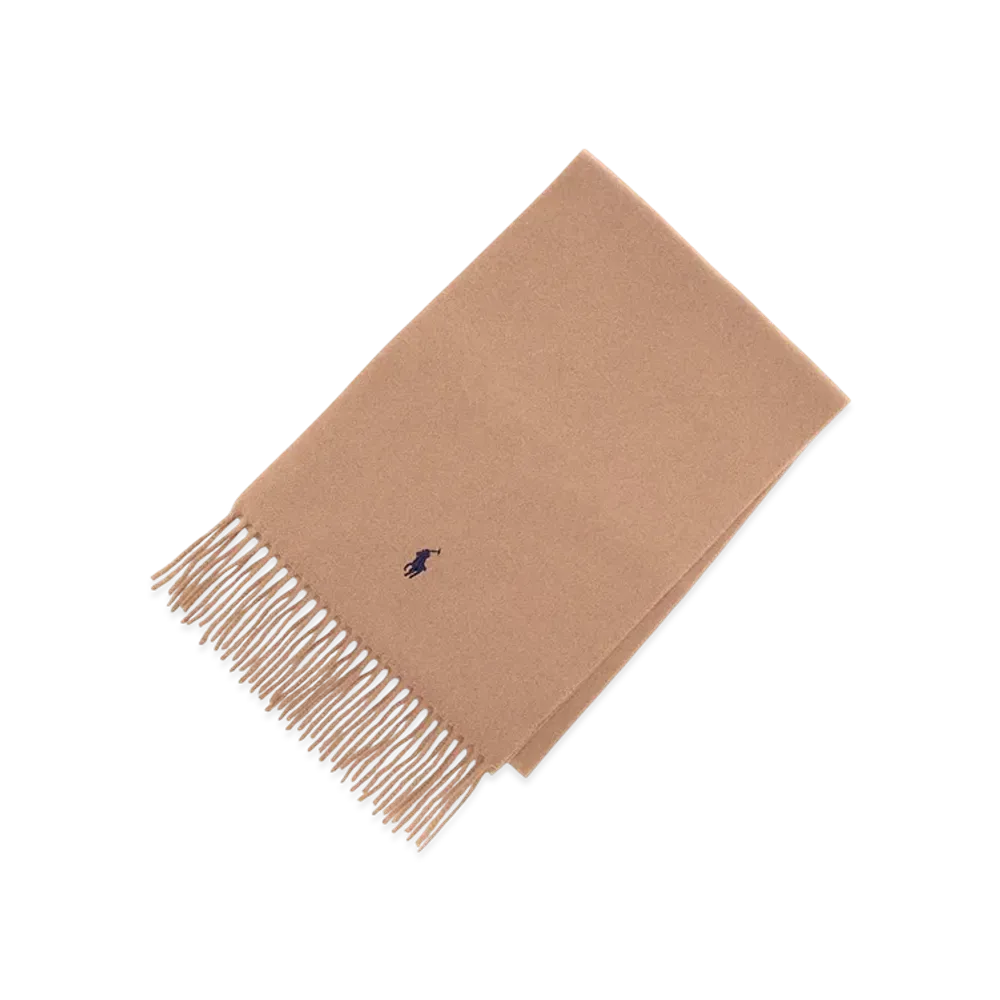 Polo Ralph Lauren Recycled Wool Scarf "Honeybrown"