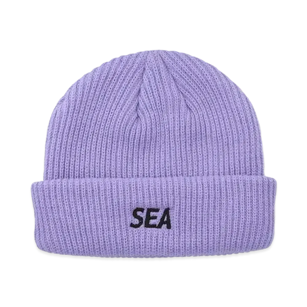 WIND AND SEA Sea Knit Cap "Purple"