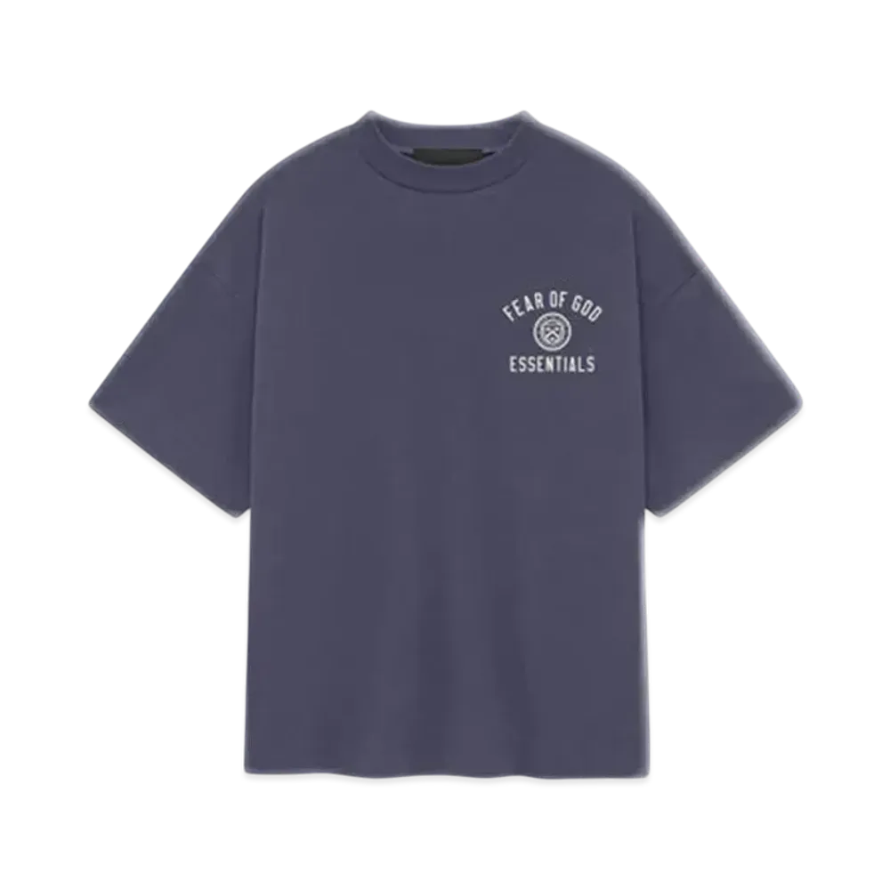FEAR OF GOD Essentials Kid's Jersey Crewneck Tee "Marine"