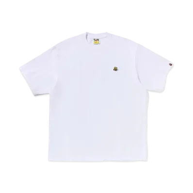 A BATHING APE One Point Bape Bee Relaxed Fit Tee "White"