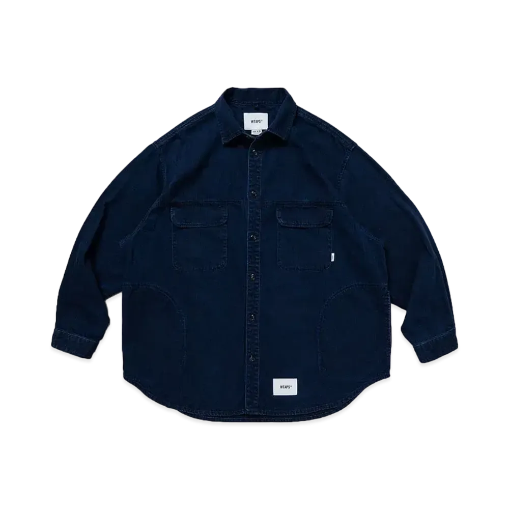 WTAPS WCPO / LS / Cotton. Denim "Indigo"