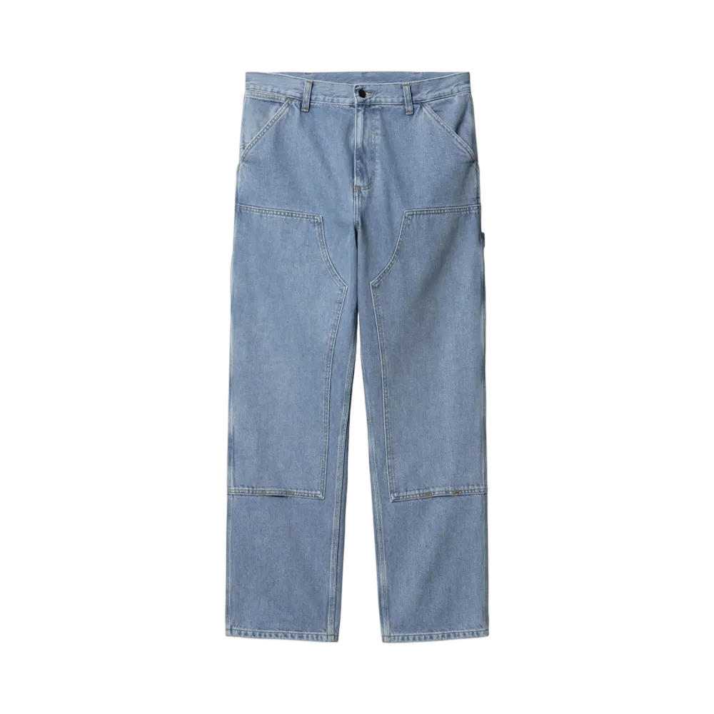 Carhartt WIP Double Knee Pant "Blue(Stone Bleached)"