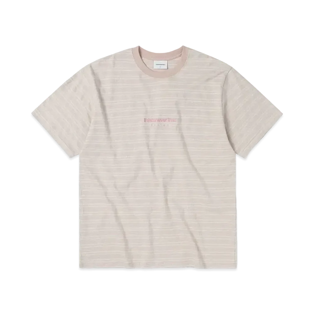 thisisneverthat Micro Striped Tee "Hazy Pink"