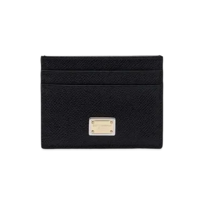 Dolce&Gabbana Credit Card Holder Calfskin "Black"