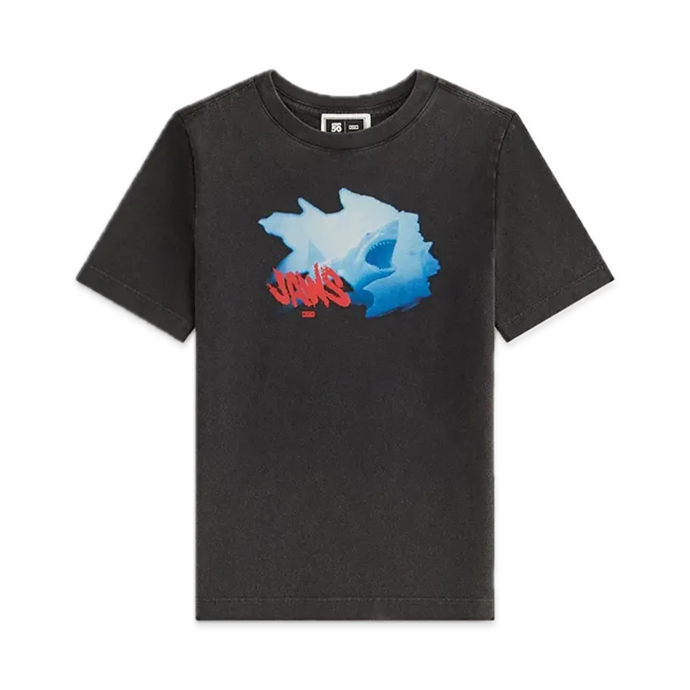 Kith Kids for JAWS Shipwreck Vintage Tee "Black"