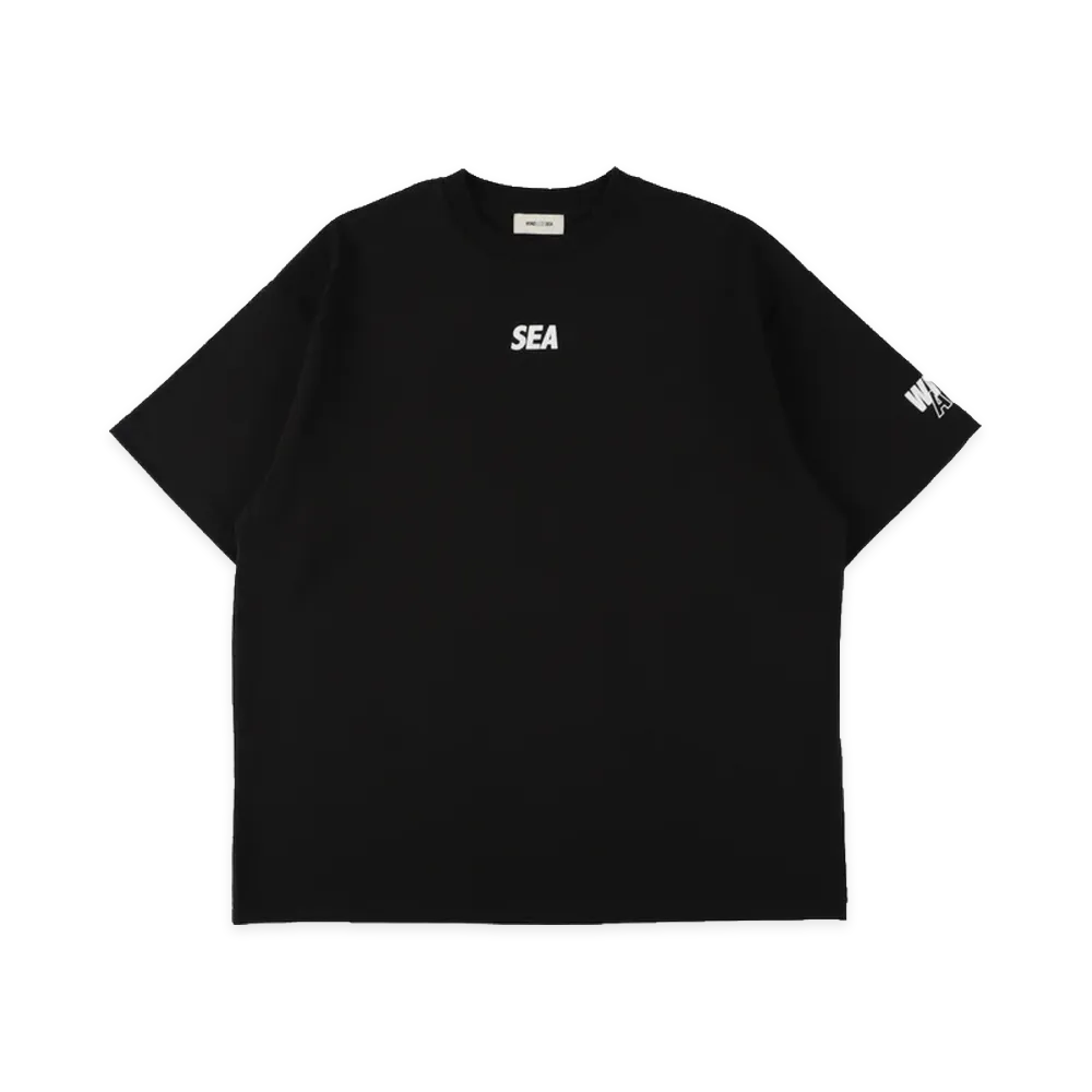 WIND AND SEA Small OG Sea Flocky Tee "Black"