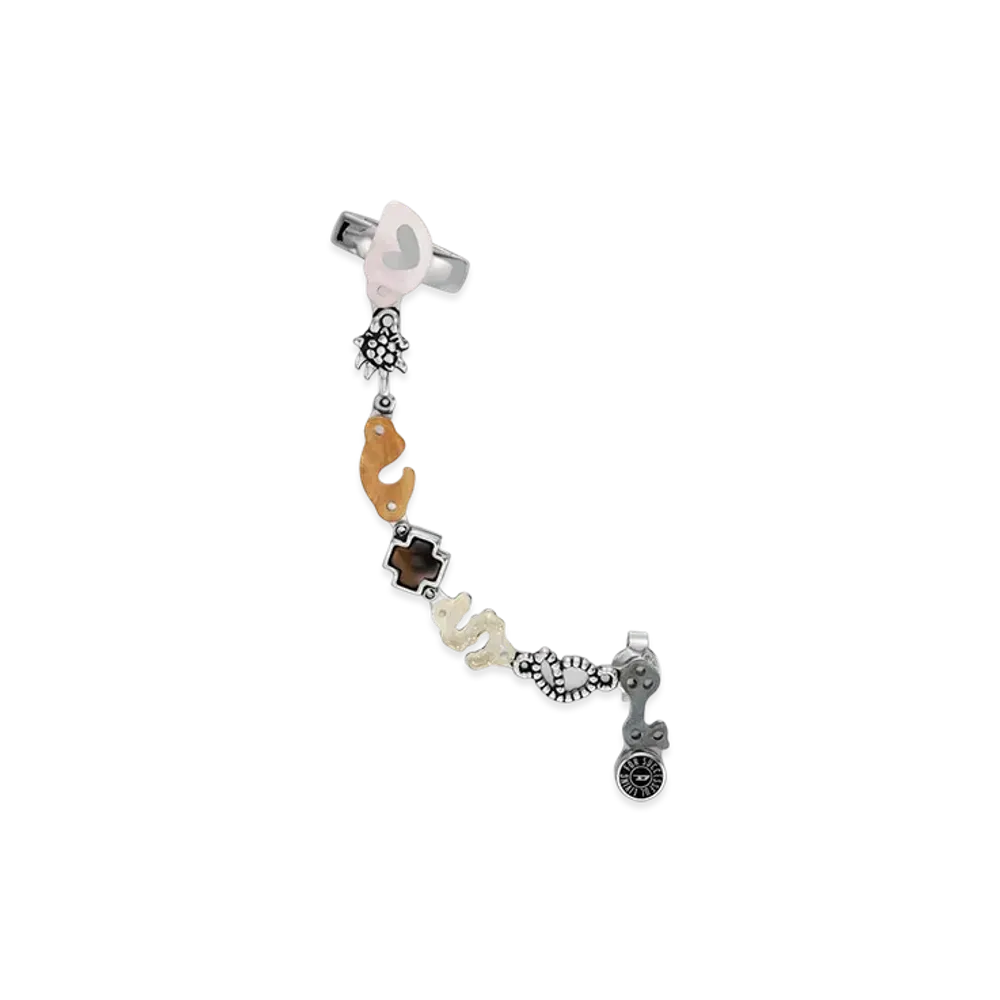 Diesel Dx1563040 Jewel Stainless Steel Cuff Earring "Multicolor"