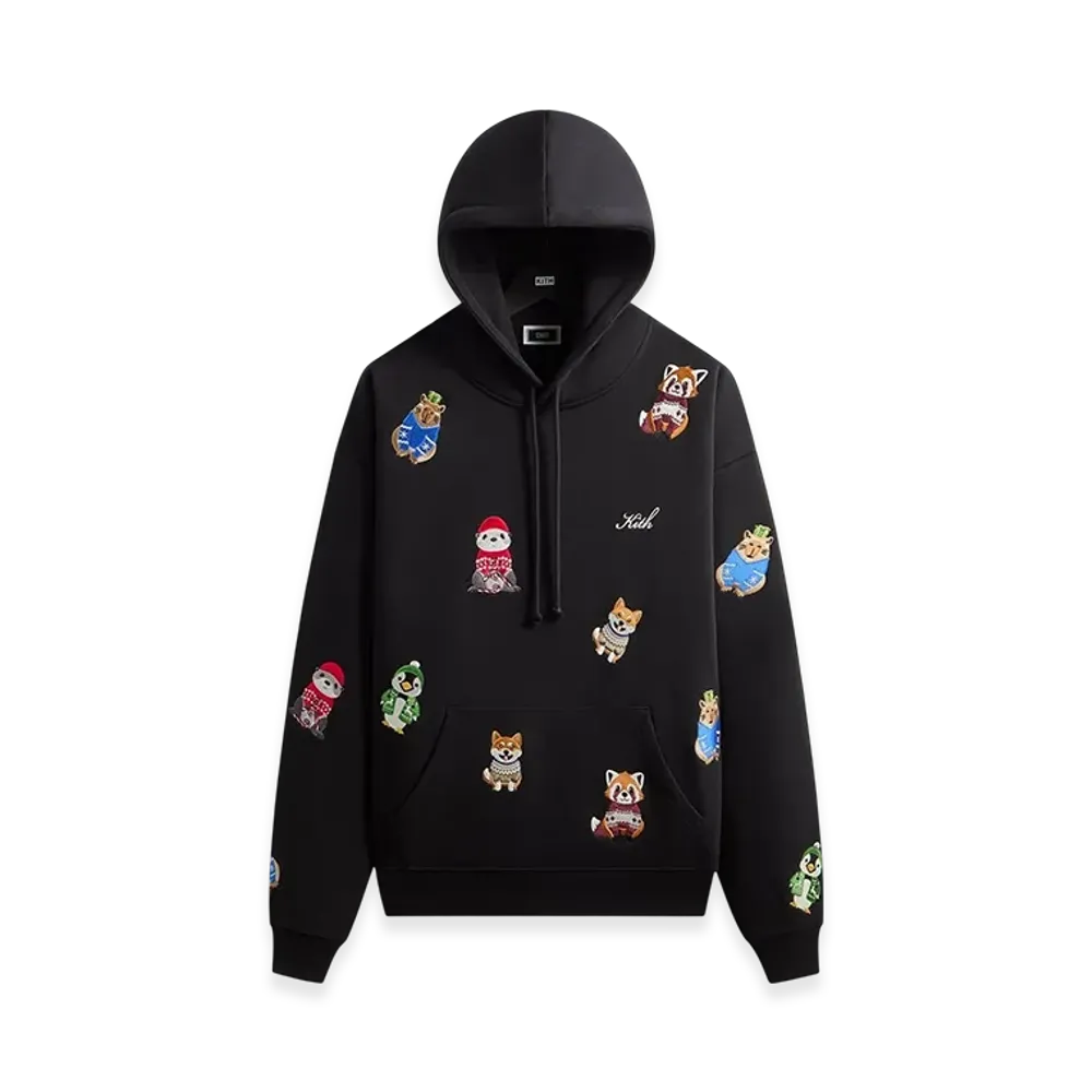 Kithmas Animal Character Nelson Hoodie "Black"