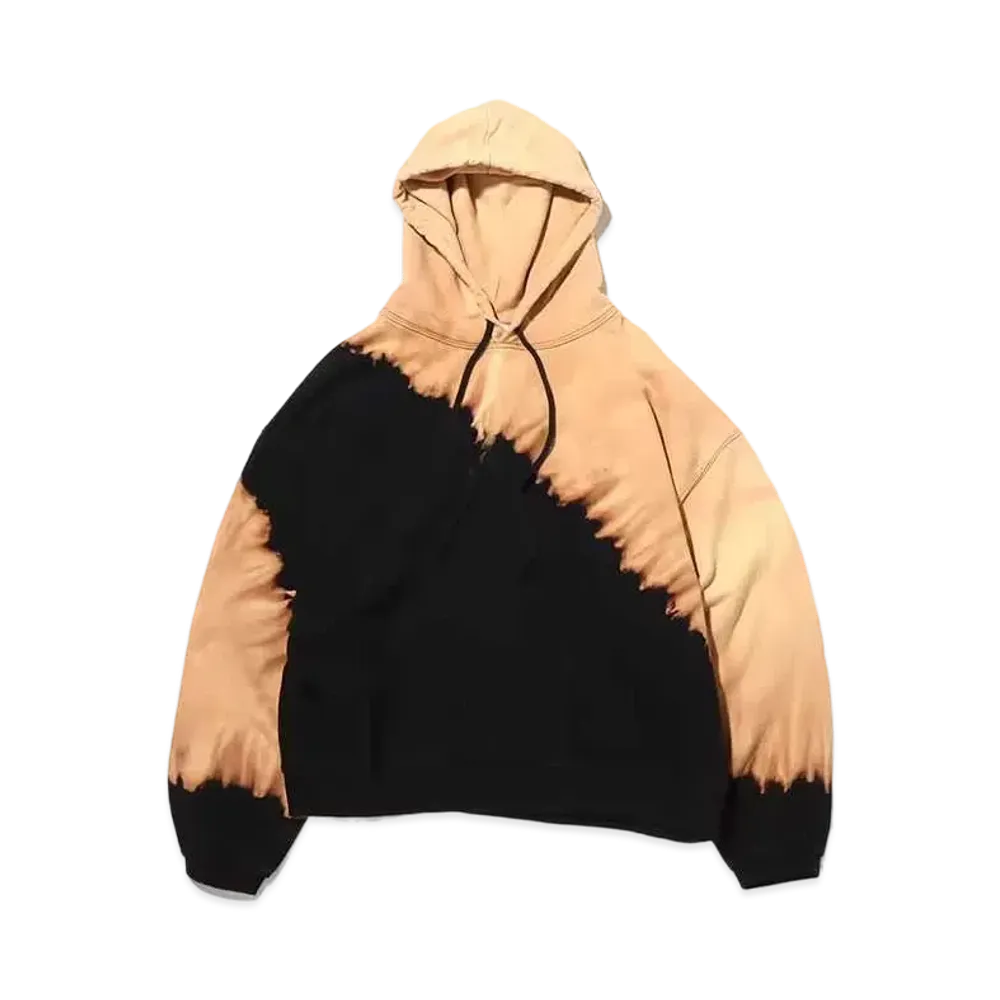 atmos pink Bleach Hoodie "Black"