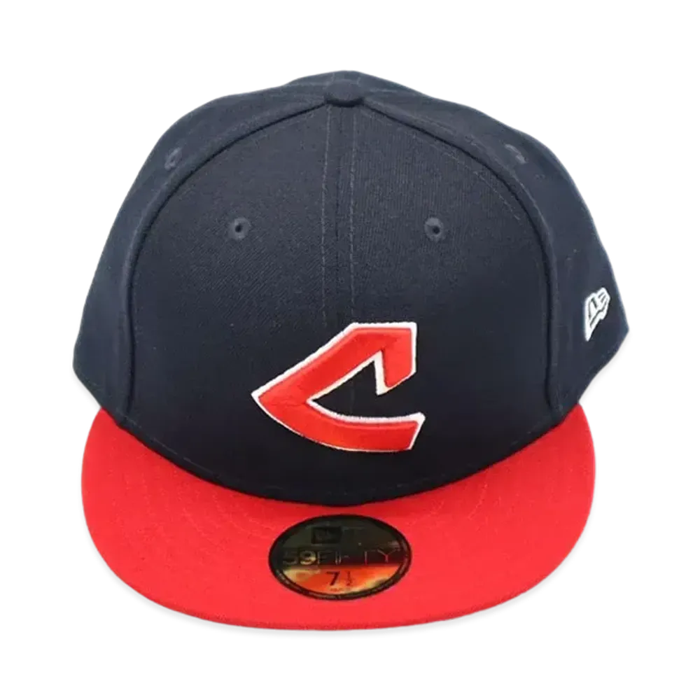 NEW ERA 59FIFTY Harlem Exclusive Cleveland Guardians "Navy/Red"