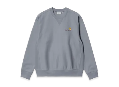 Carhartt WIP American Script Sweat "Shady Blue"
