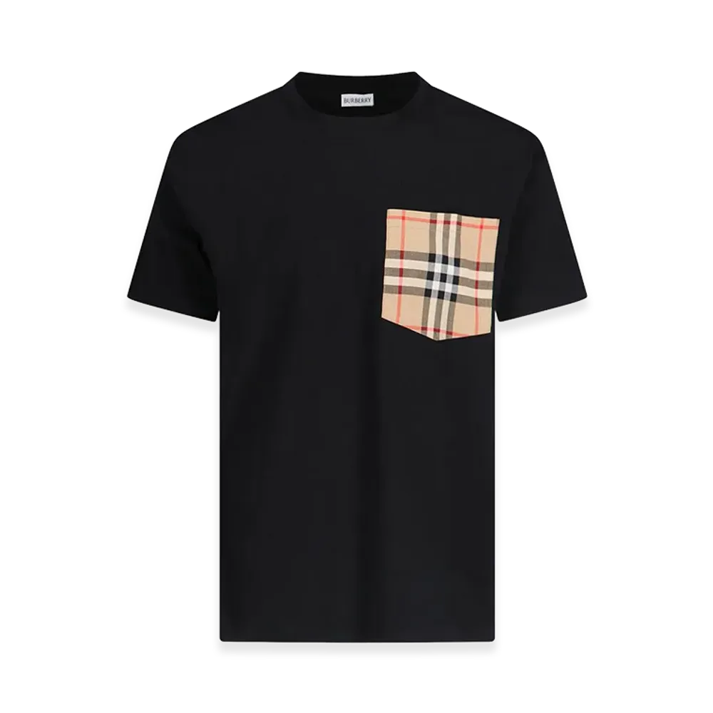 Burberry Women's Cotton Crew Neck T-Shirt "Black"