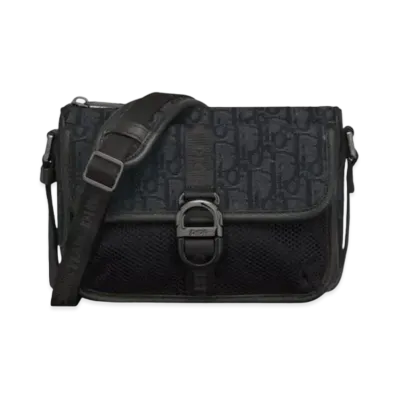 Dior 8 Mini Bag With Strap Dior Oblique Jacquard "Black"