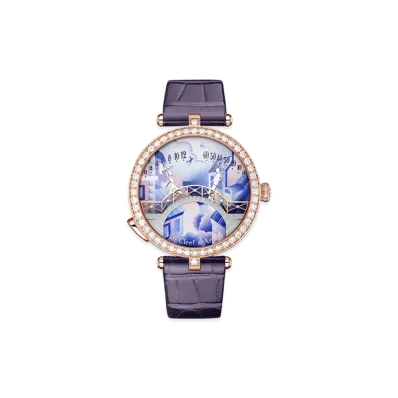 Van Cleef & Arpels Lady Arpels Pont des Amoureux Jour watch "18K Rose gold/Diamond"