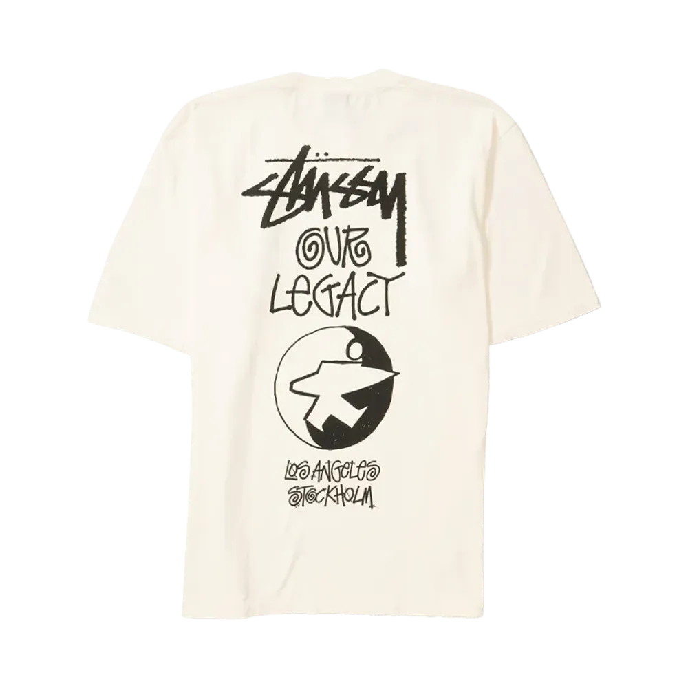 Stussy x Our Legacy Work Shop Surfman Tee Pigment Dyed "Natural"