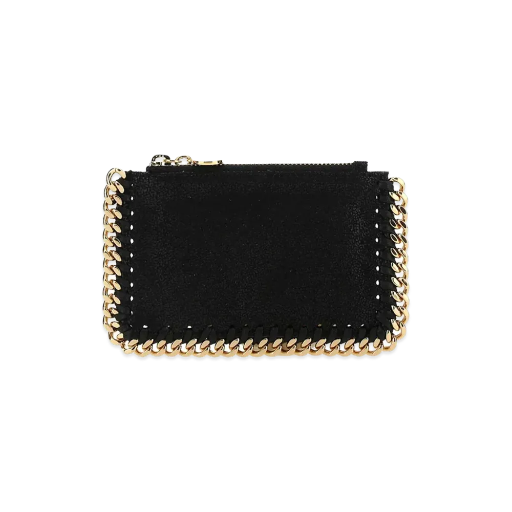 STELLA McCARTNEY Women's Shaggy Deer Falabella Card Holder "Black"