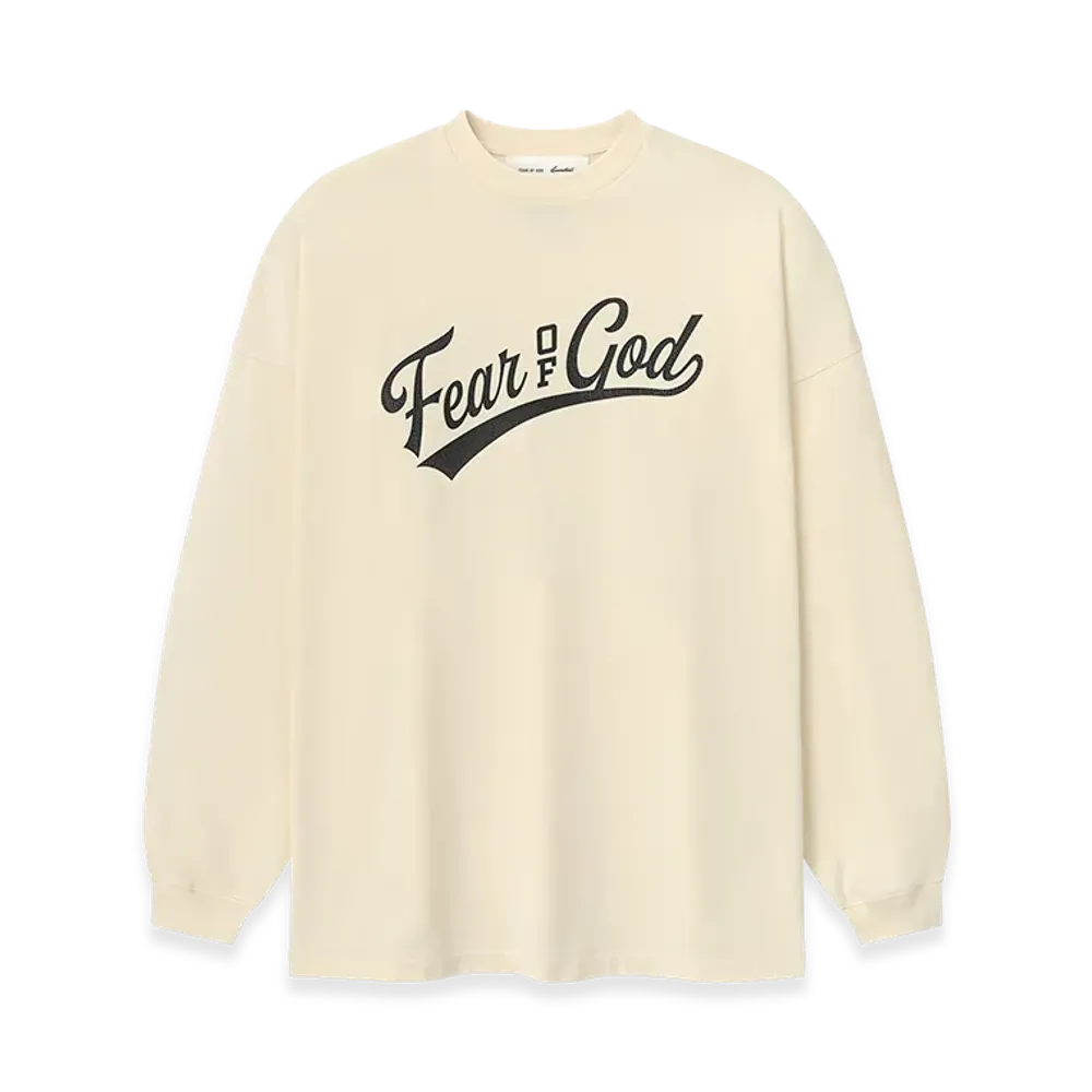 FEAR OF GOD ESSENTIALS Merch Long Sleeve Tee "Chalk"