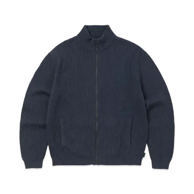thisisneverthat Washed Full Zip Cardigan "Blue"
