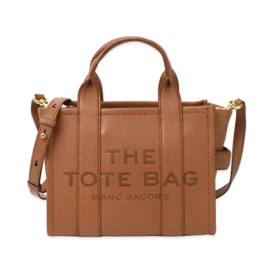 Marc Jacobs The Leather Mini Tote Bag "Argan Oil"
