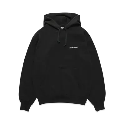 WACKO MARIA Heavy Weight Pullover Hooded Sweat Shirt "Black"