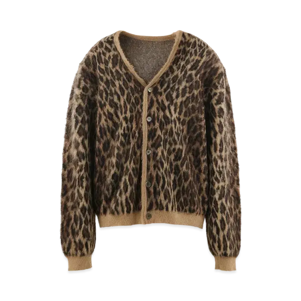 SAINT Mxxxxxx Mohair Cardigan "Leopard"
