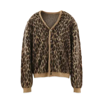 SAINT Mxxxxxx Mohair Cardigan "Leopard"