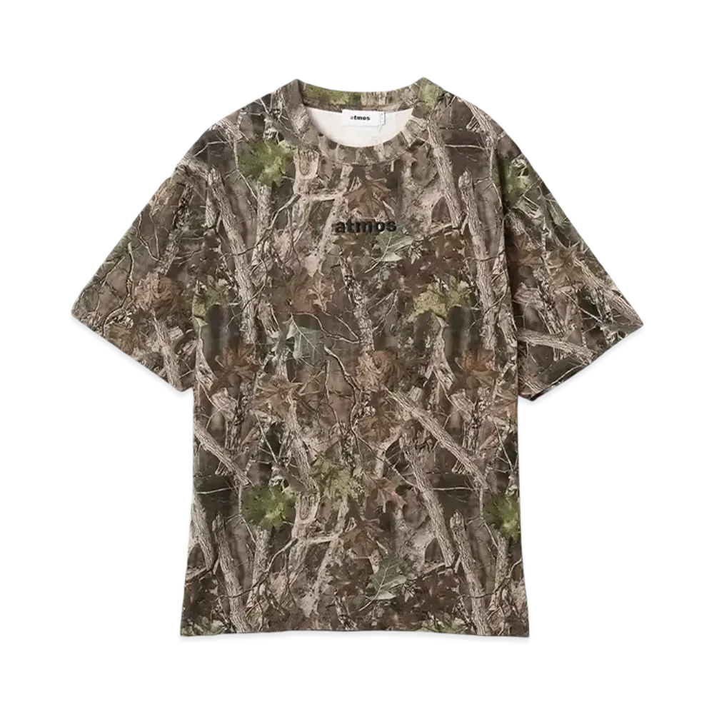 atmos Embroidery Classic Logo T-Shirt "Blackcamo"