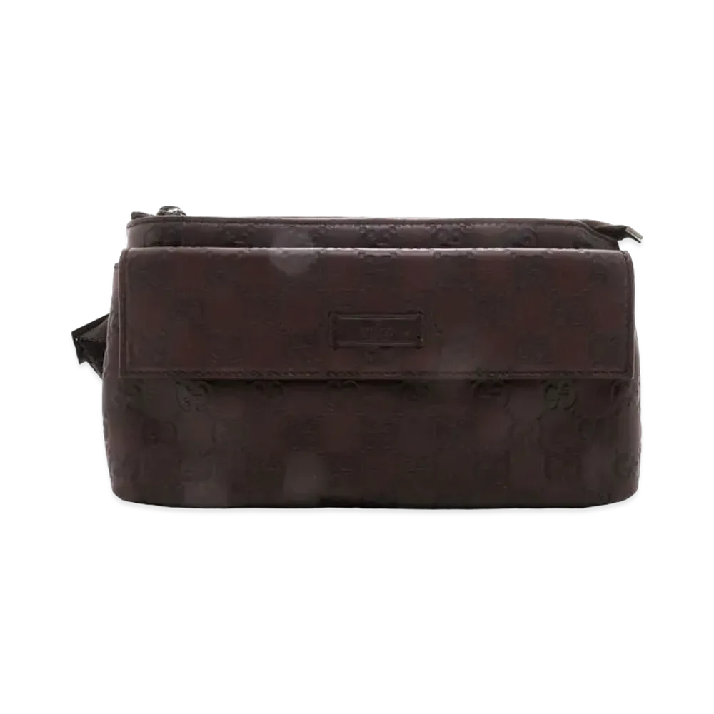 GUCCI Waist Bag Guccisima "Bordeaux"