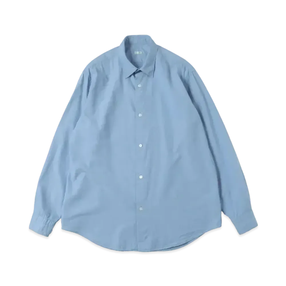 A.PRESSE Regular Collar Shirt "Indigo"