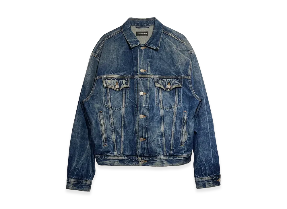 Balenciaga Denim Jacket Regular Fit "Ingigo"