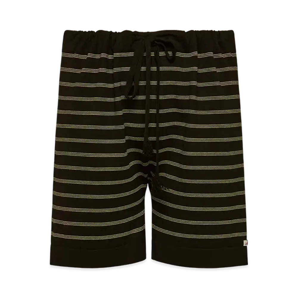 Maison Margiela Men's Striped Knit Shorts "Black"