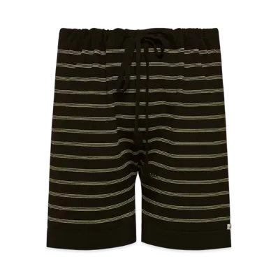 Maison Margiela Men's Striped Knit Shorts "Black"