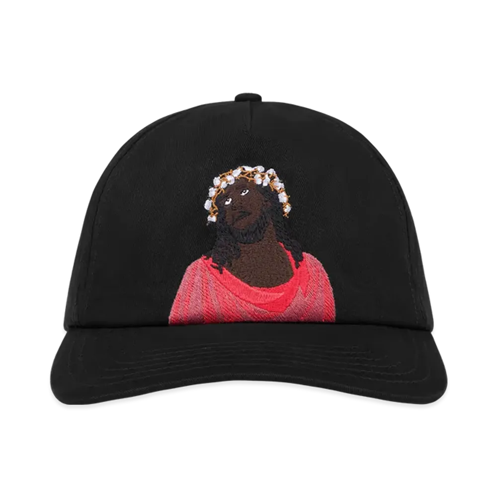 DENIM TEARS Black Jesus Cap "Black"