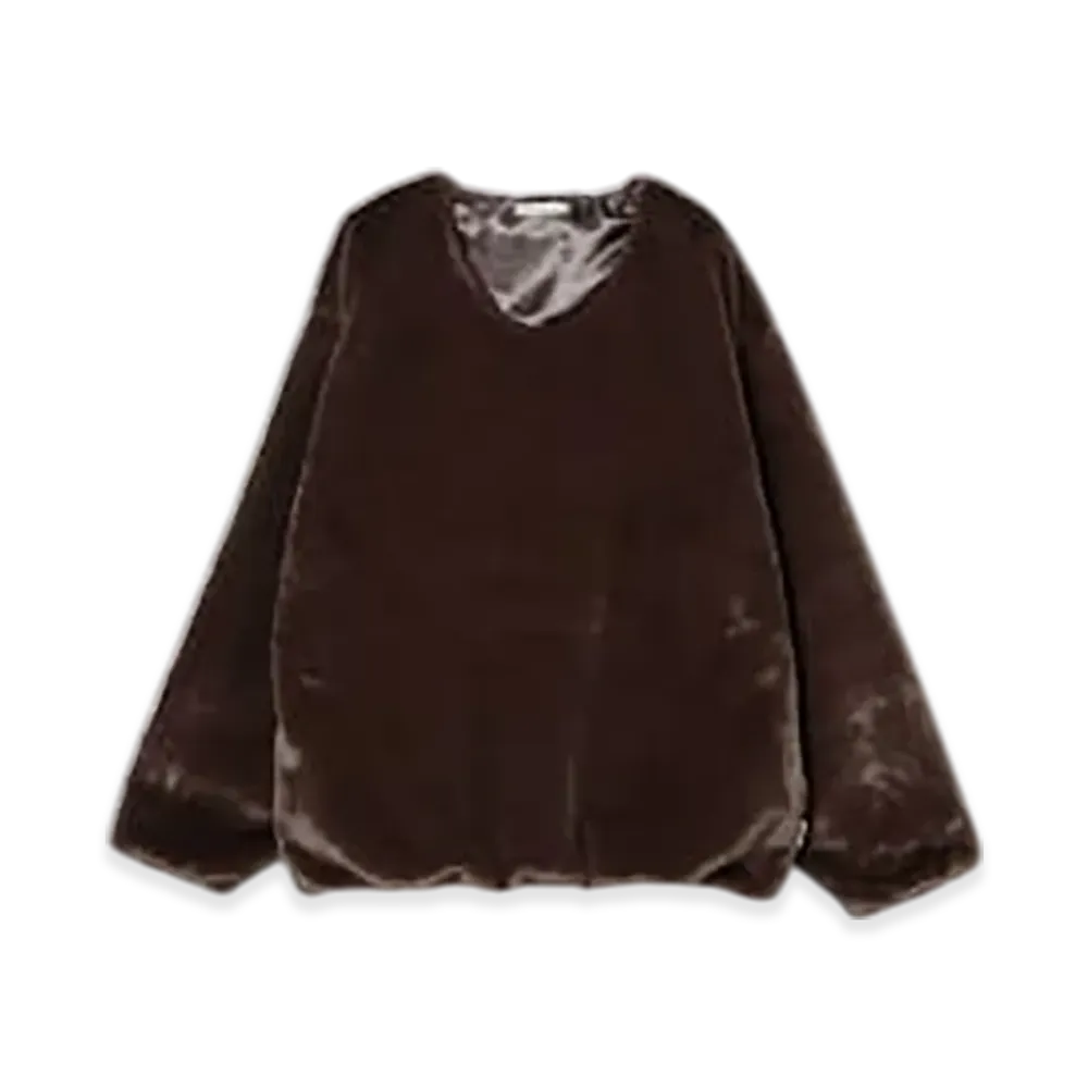 SSZ Fakefur Crew Sweat "Brown"