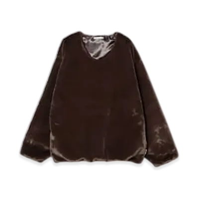 SSZ Fakefur Crew Sweat "Brown"