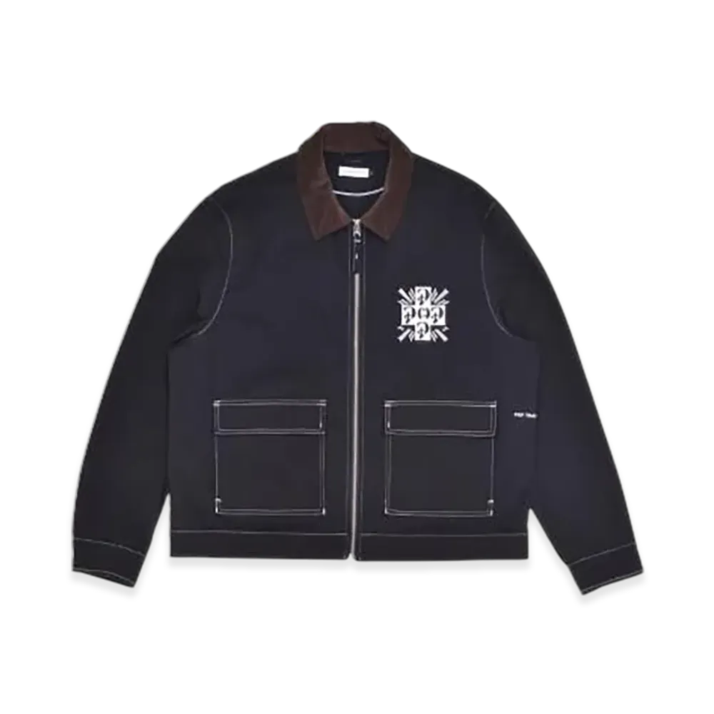 POP TRADING COMPANY Pop Fullzip Jacket "Black"