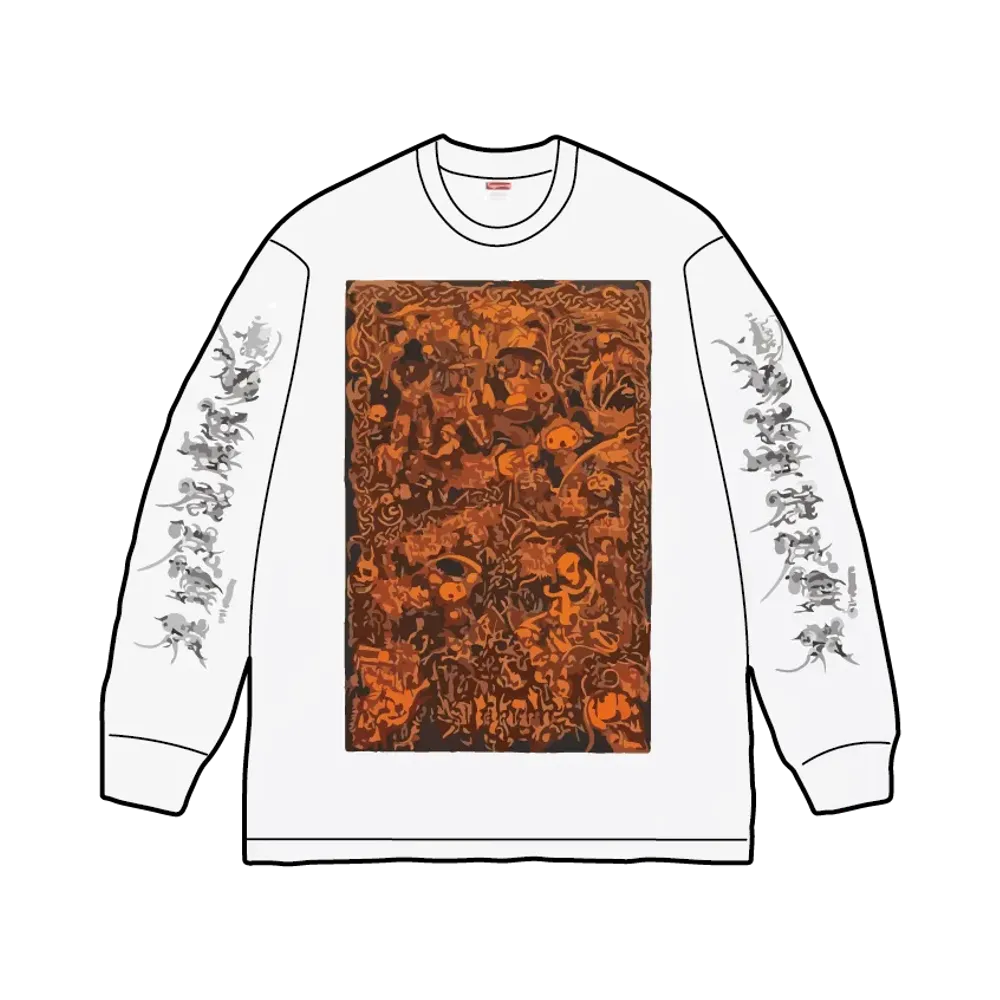 Supreme Wombat L/S Tee "White"